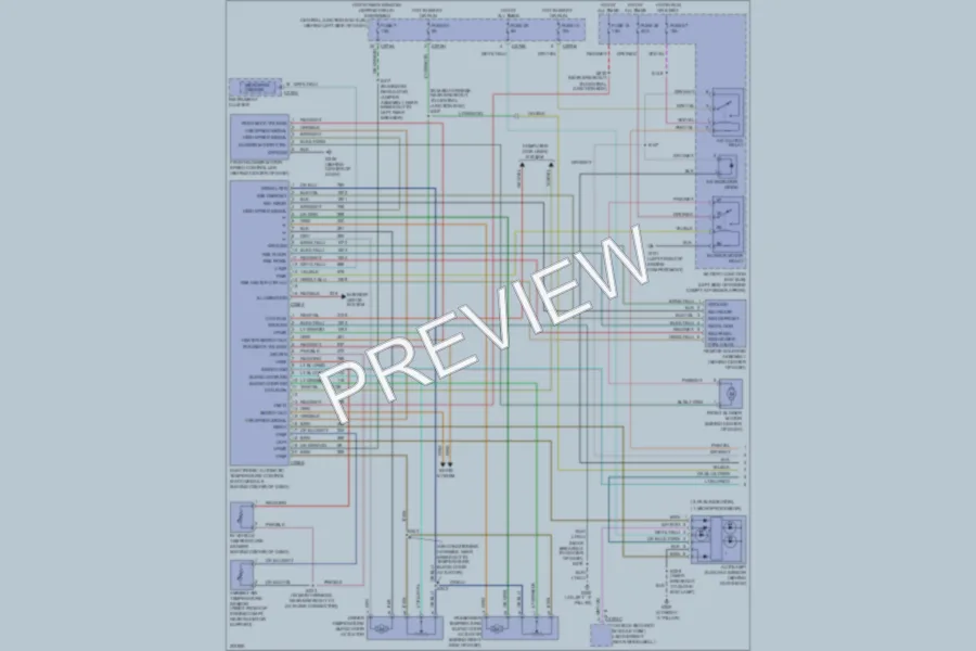 2005 Ford Explorer Air Conditioning wiring diagram preview