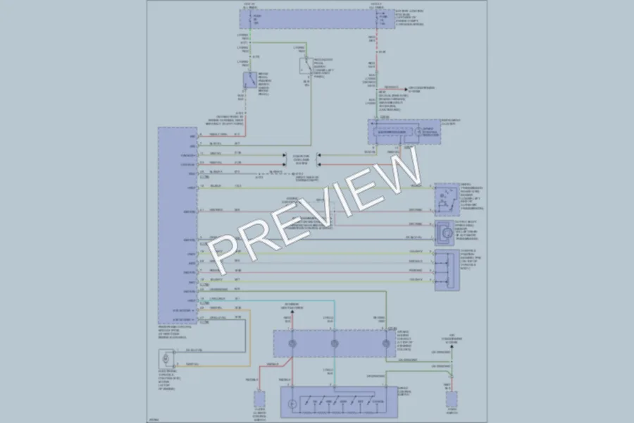 2005 Ford Explorer Cruise Control wiring diagram preview