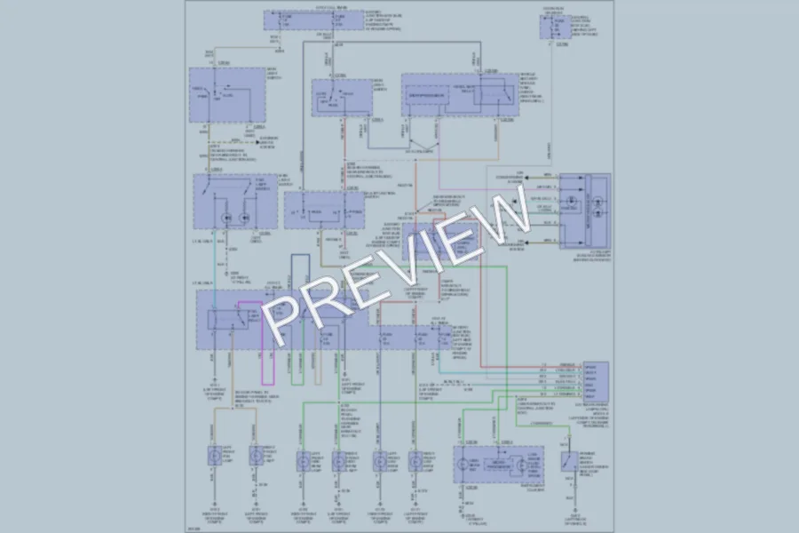 2005 Ford Explorer Headlights wiring diagram preview