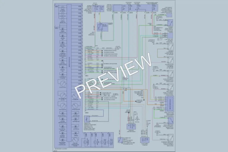 2005 Ford Explorer Instrument Cluster wiring diagram preview