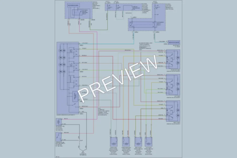 2005 Ford Explorer Power Windows wiring diagram preview