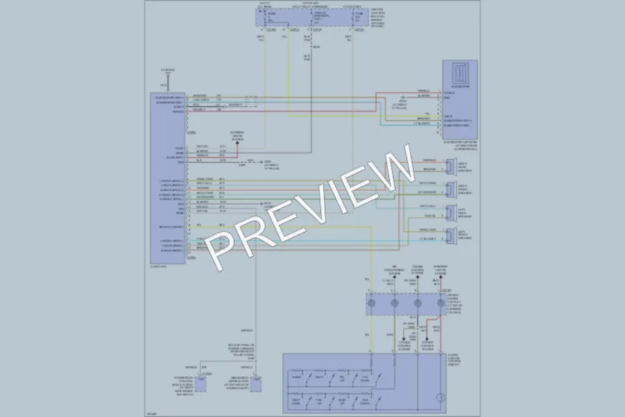 2005 Ford Explorer Radio wiring diagram preview