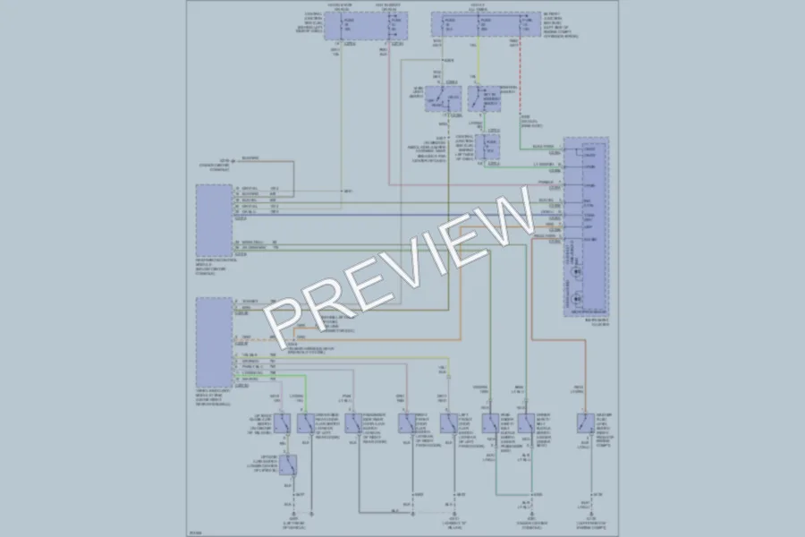 2005 Ford Explorer Warning Systems wiring diagram preview