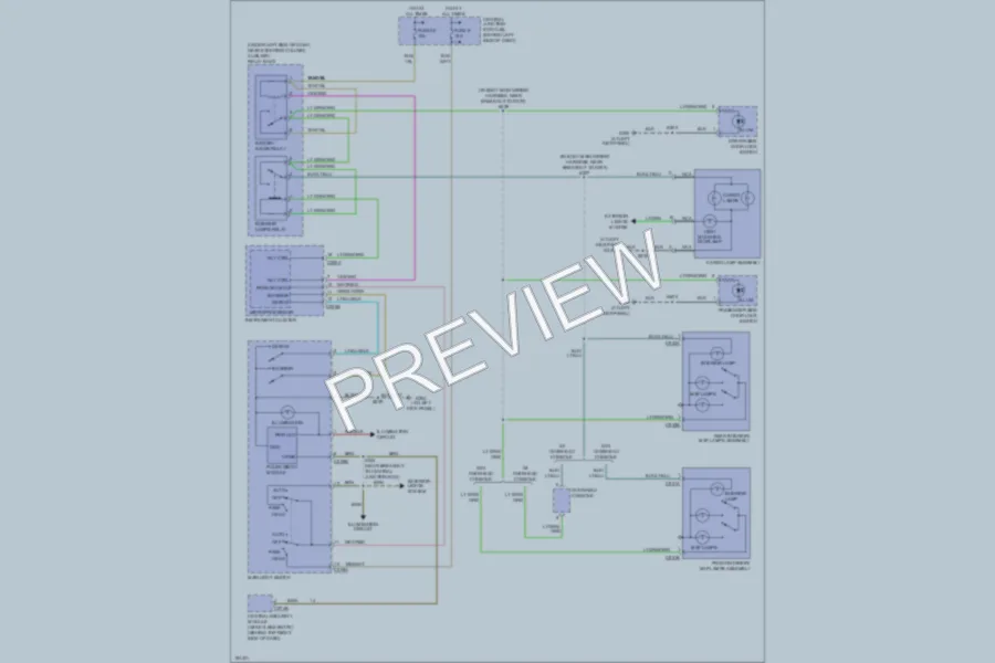 2005 Ford ExplorerSportTrac Interior Lights wiring diagram preview