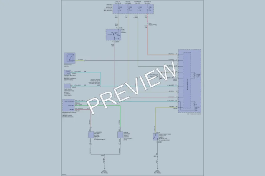 2005 Ford ExplorerSportTrac Warning Systems wiring diagram preview