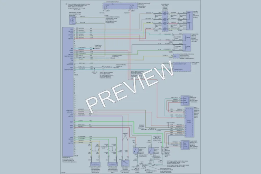 2005 Ford F150 Supplemental Restraints wiring diagram preview