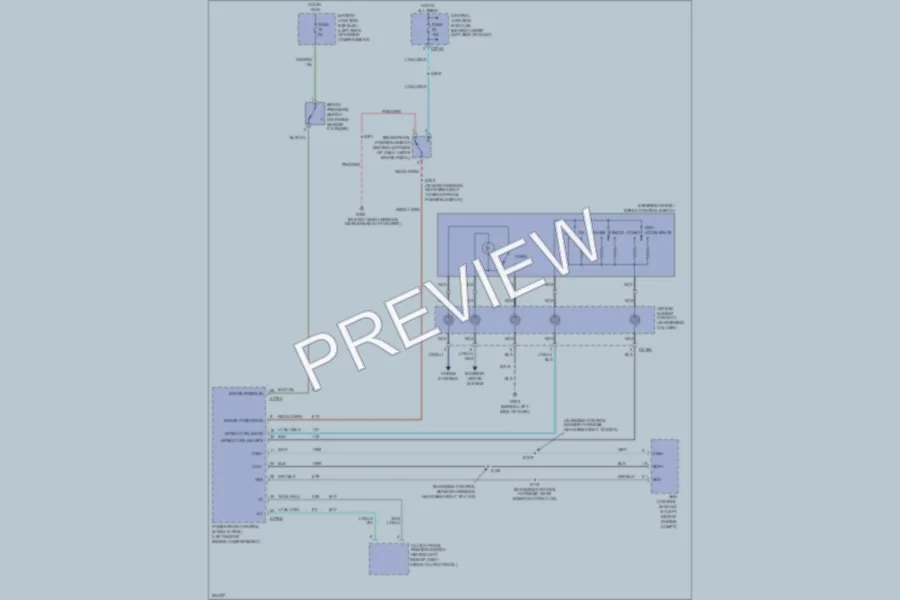 2005 Ford F350 Super Duty Cruise Control wiring diagram preview