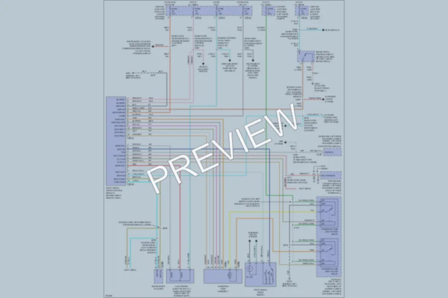 2005 Ford F350 Super Duty Transmission wiring diagram preview