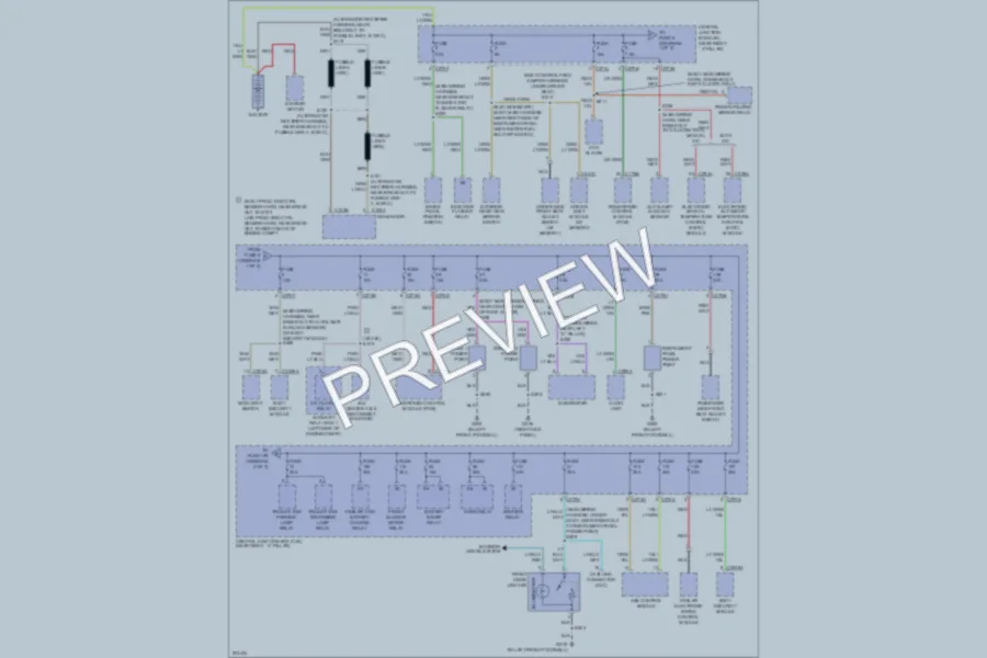 2005 Ford F150 Power Distribution wiring diagram preview