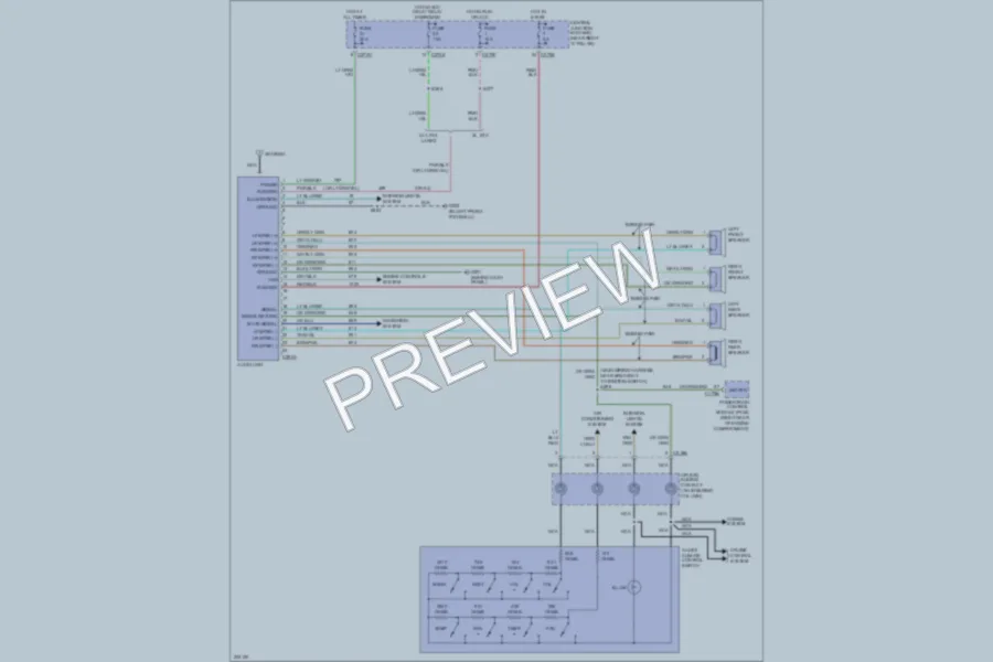 2005 Ford F150 Radio wiring diagram preview