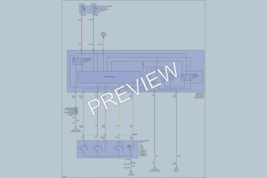 2005 Ford F150 Wiper Washer wiring diagram preview