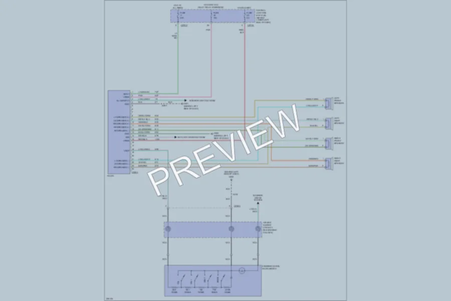 2005 Ford F250 Super Duty Radio wiring diagram preview
