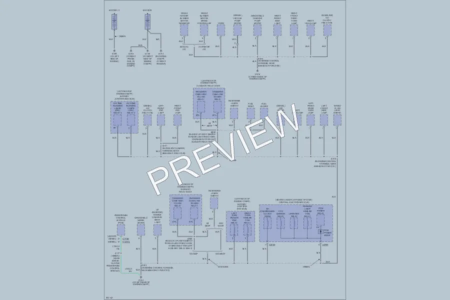 2005 Ford F350 Super Duty Ground Distribution wiring diagram preview