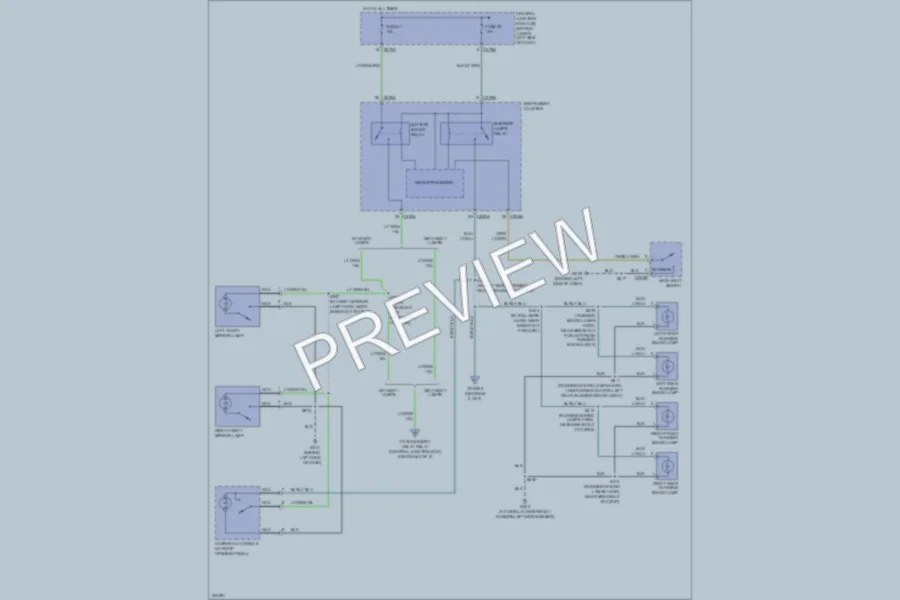 2005 Ford F350 Super Duty Interior Lights wiring diagram preview