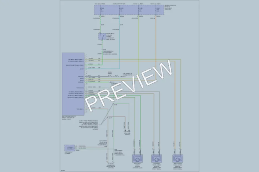 2005 Ford F150 Anti Lock Brakes wiring diagram preview