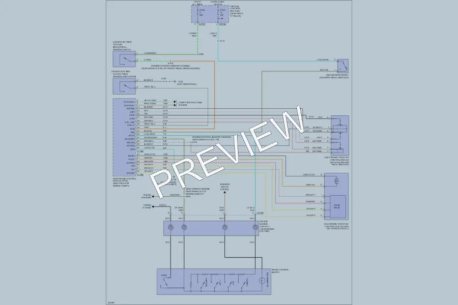 2005 Ford F150 Cruise Control wiring diagram preview
