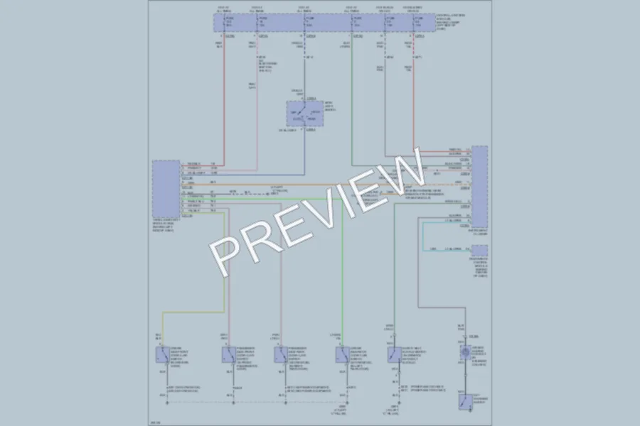 2005 Ford F250 Super Duty Warning Systems wiring diagram preview