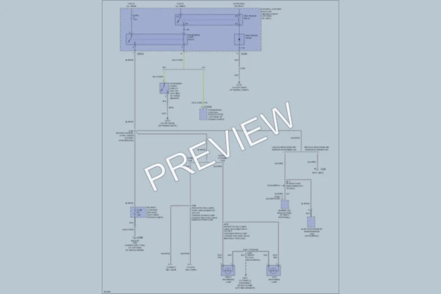 2005 Ford F450ChsCab Exterior Lights wiring diagram preview