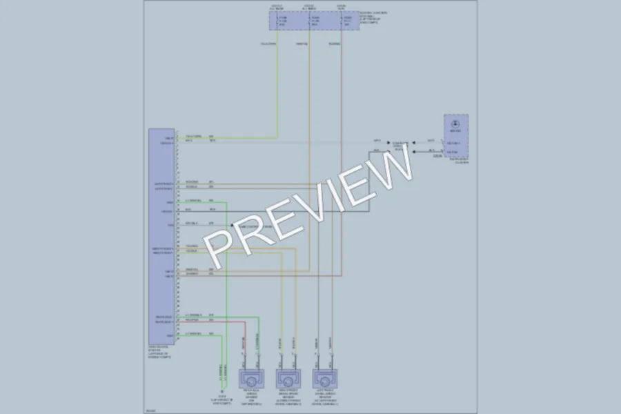 2005 Ford F550ChsCab Anti Lock Brakes wiring diagram preview
