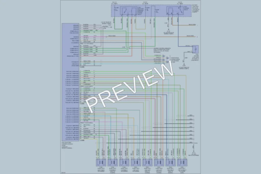 2005 Ford F550ChsCab Engine Performance wiring diagram preview