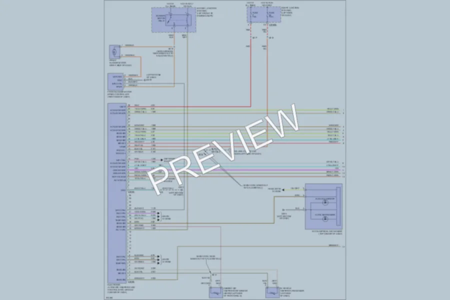 2005 Ford FiveHundred Air Conditioning wiring diagram preview