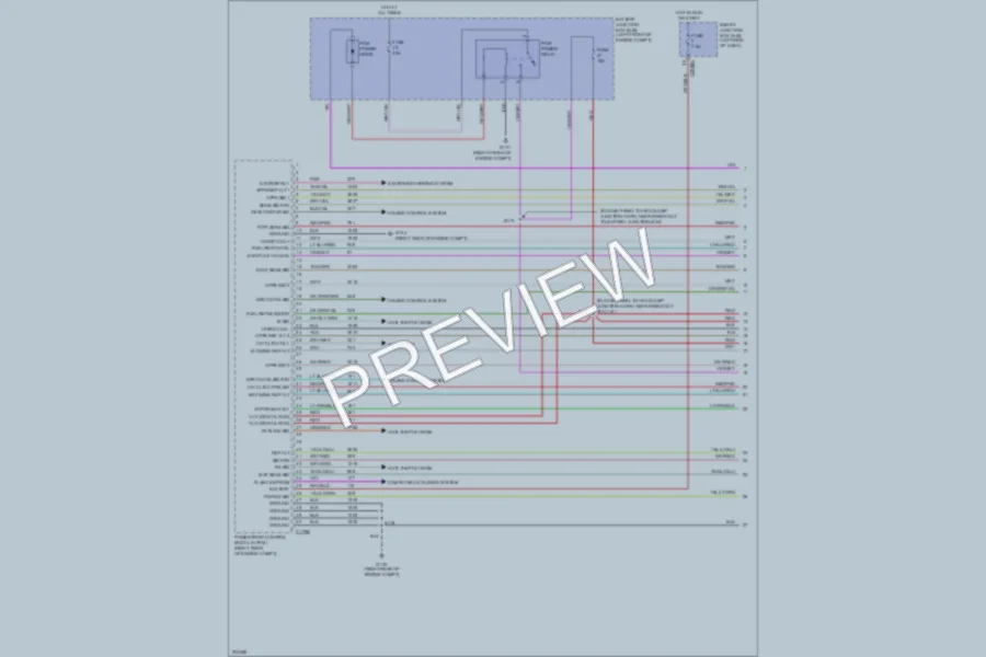 2005 Ford FiveHundred Engine Performance wiring diagram preview