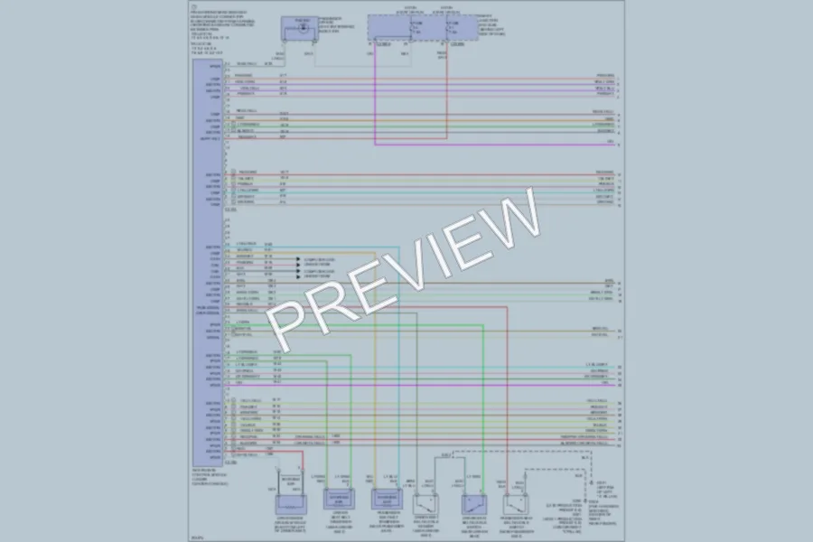2005 Ford FiveHundred Supplemental Restraints wiring diagram preview
