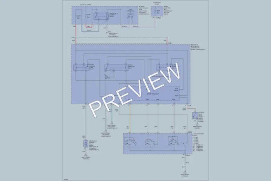 2005 Ford FiveHundred Wiper Washer wiring diagram preview
