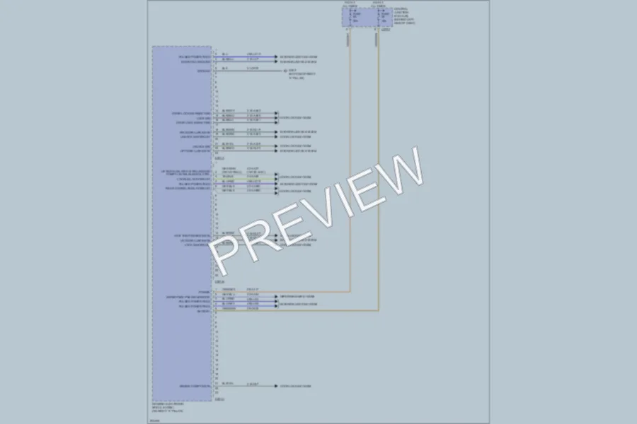 2005 Ford Focus Body Control Modules wiring diagram preview