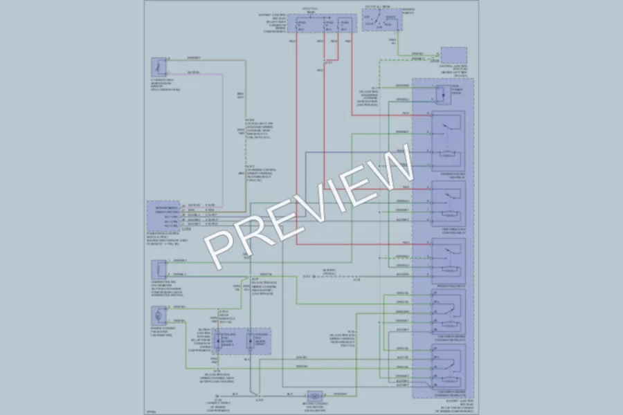 2005 Ford Focus Cooling Fan wiring diagram preview