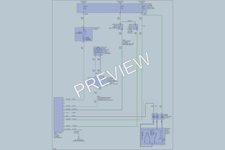2005 Ford Focus Cruise Control wiring diagram preview