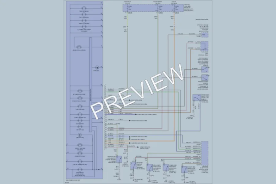 2005 Ford Focus Instrument Cluster wiring diagram preview