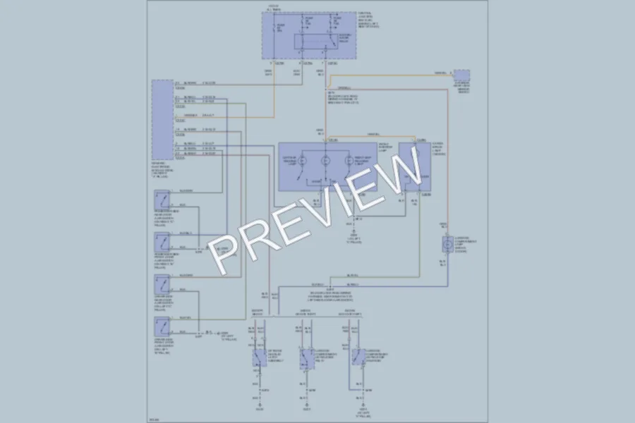 2005 Ford Focus Interior Lights wiring diagram preview