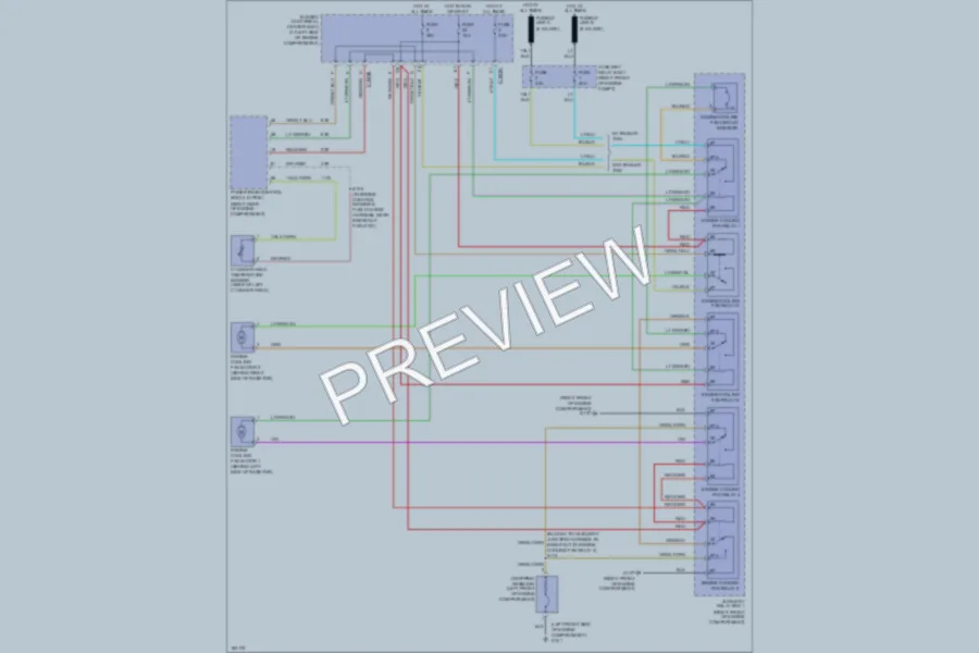 2005 Ford Freestar Cooling Fan wiring diagram preview