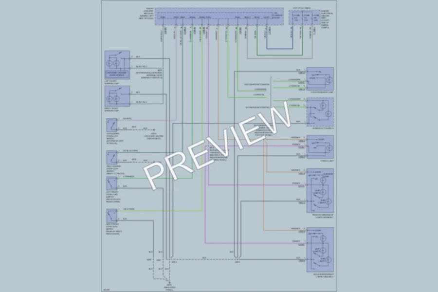 2005 Ford Freestar Interior Lights wiring diagram preview