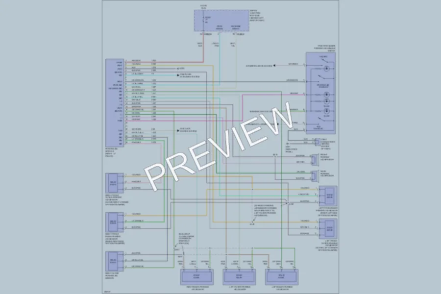 2005 Ford Freestar Navigation wiring diagram preview