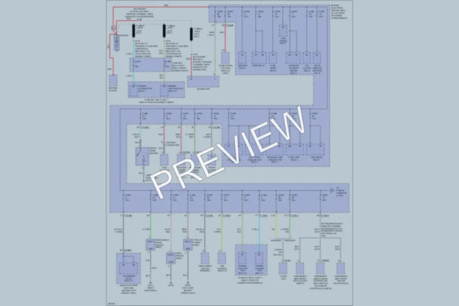 2005 Ford Freestar Power Distribution wiring diagram preview
