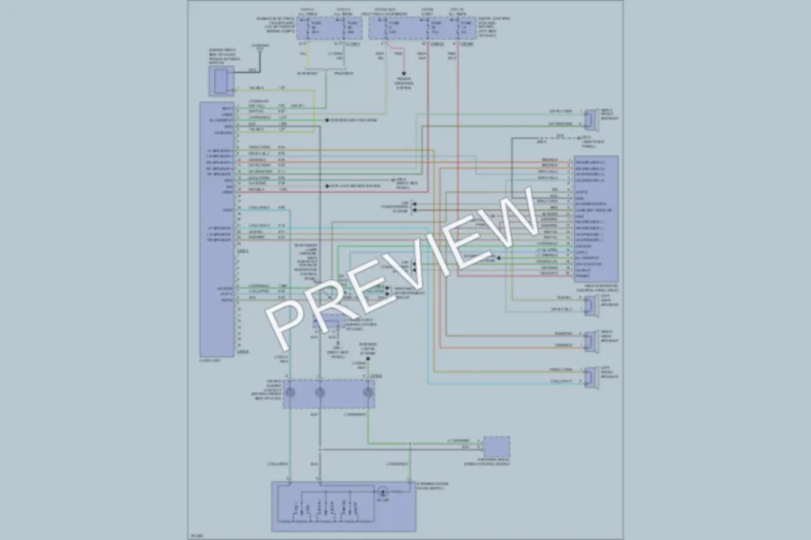 2005 Ford Freestar Radio wiring diagram preview