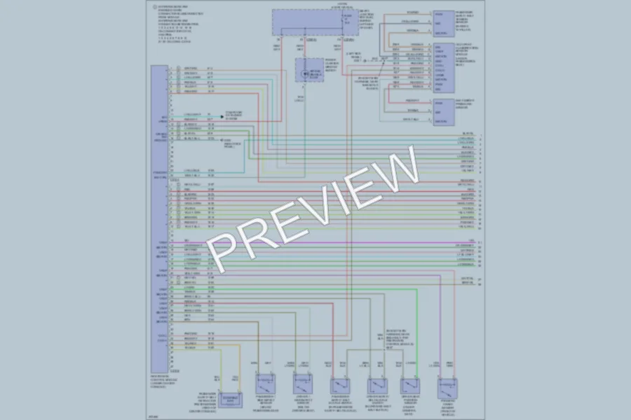 2005 Ford Freestar Supplemental Restraints wiring diagram preview