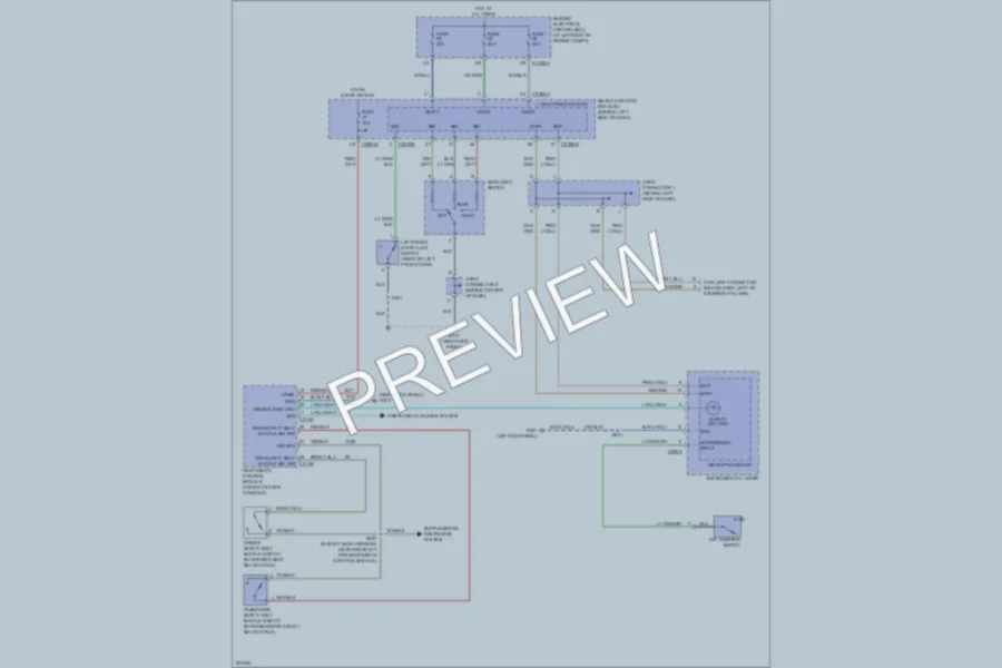 2005 Ford Freestar Warning Systems wiring diagram preview
