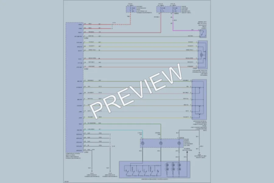 2005 Ford Freestyle Cruise Control wiring diagram preview