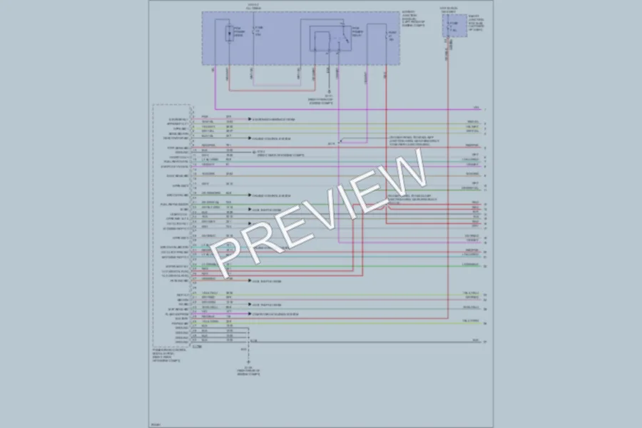 2005 Ford Freestyle Engine Performance wiring diagram preview