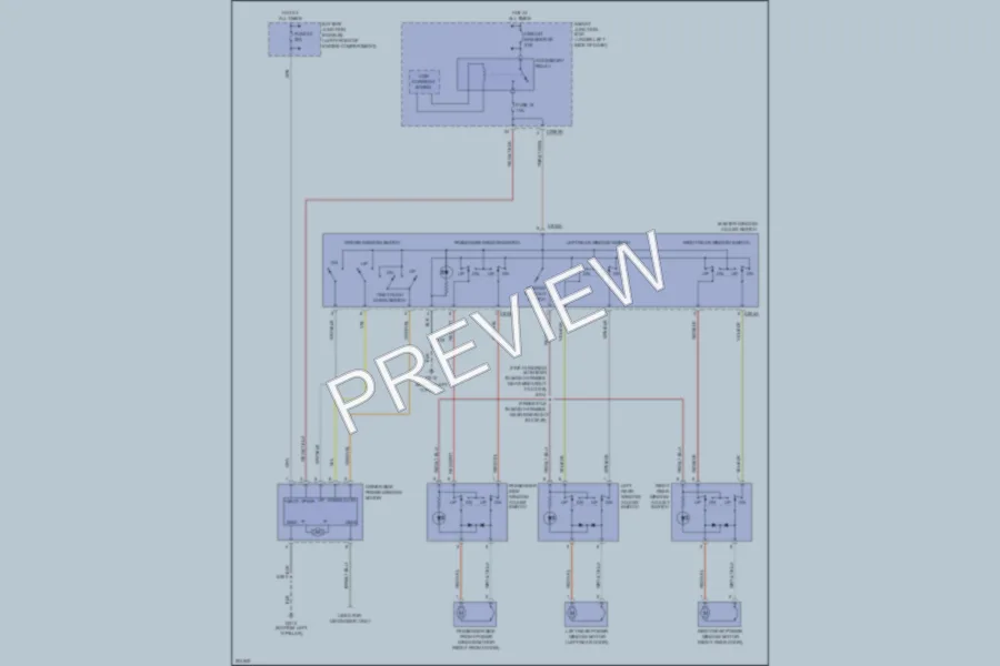2005 Ford Freestyle Power Windows wiring diagram preview