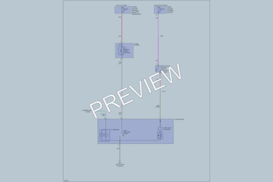 2005 Ford Freestyle Shift Interlock wiring diagram preview