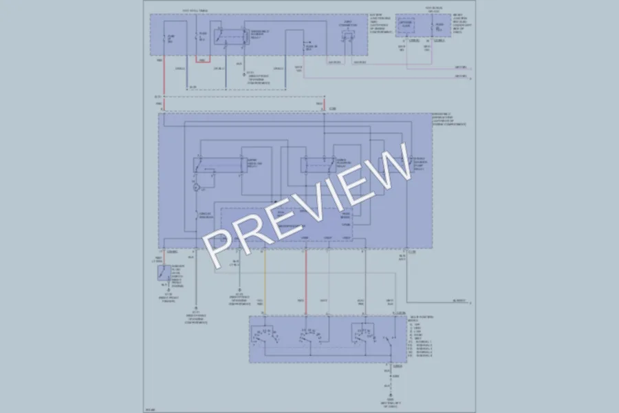 2005 Ford Freestyle Wiper Washer wiring diagram preview