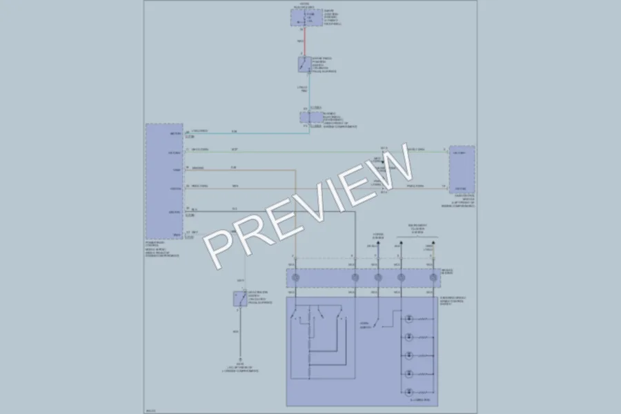2005 Ford Mustang Cruise Control wiring diagram preview