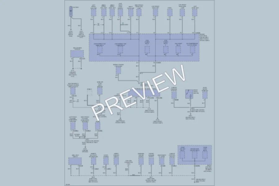 2005 Ford Mustang Ground Distribution wiring diagram preview
