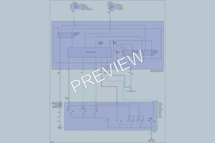 2005 Ford Mustang Wiper Washer wiring diagram preview