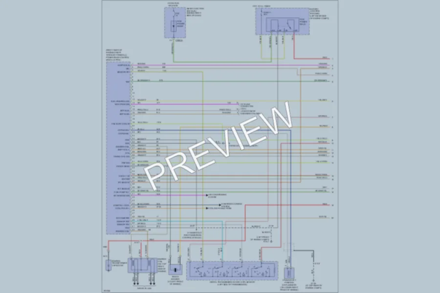 2005 Ford Ranger Engine Performance wiring diagram preview