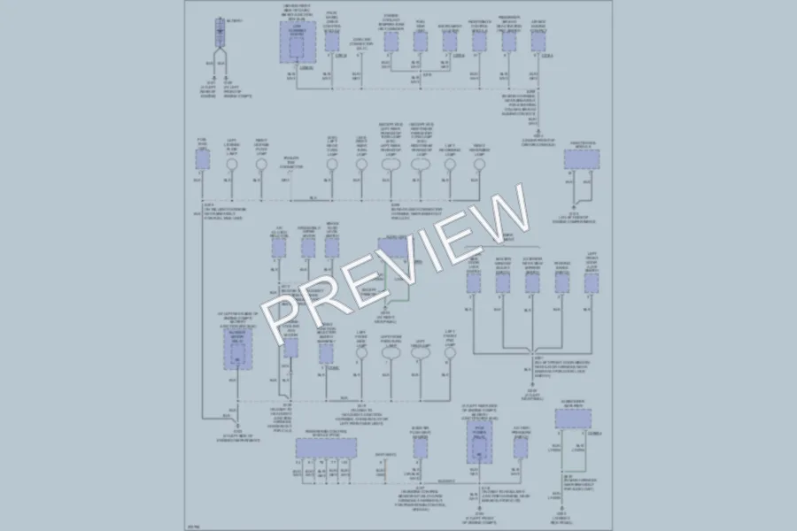 2005 Ford Ranger Ground Distribution wiring diagram preview